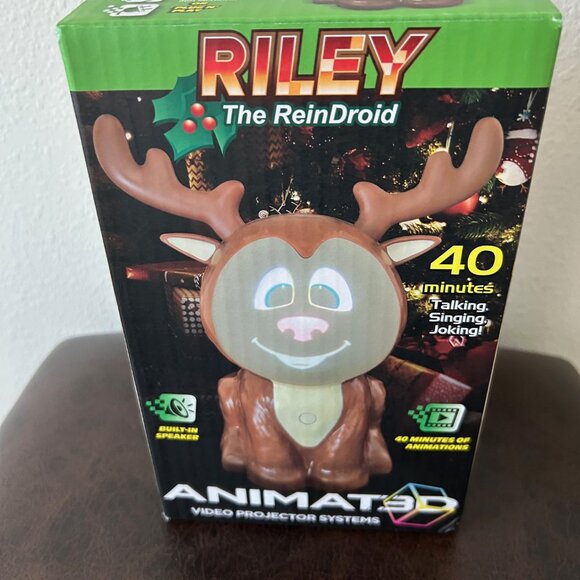 Cinemates Riley The ReinDroid Animated Reindeer Talking, Singing, Joking-NEW - Picture 5 of 8